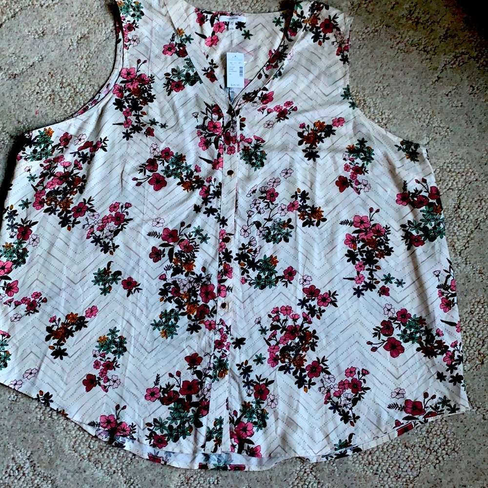 Sleeveless blouse